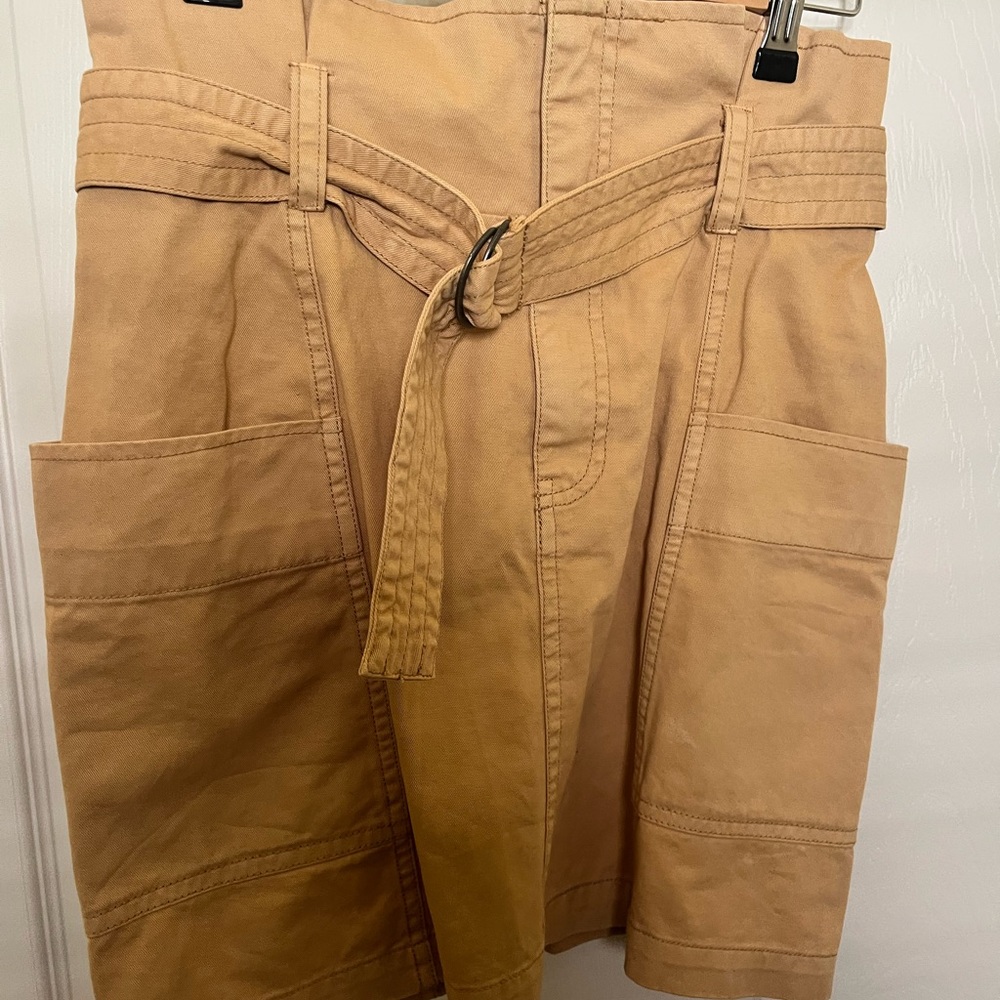 wild fable Tan Utility Mini Skirt with Belt